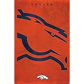 NFL Denver Broncos - Logo 25 Wall Poster, 34L" x 22.4W", Unframed Version