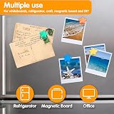Wukong 24Pcs Star Fridge Magnets 6 Colors 30mm 8mm Thick with Iron Box view 3
