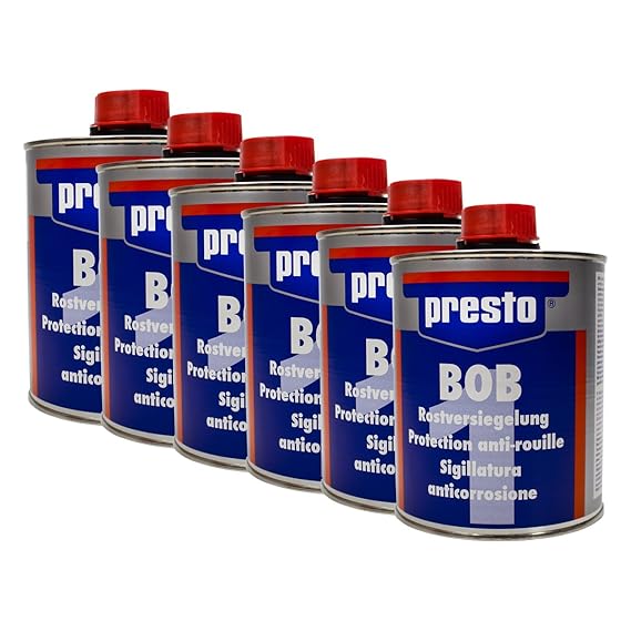 Presto 6X 603734 Bob ROSTVERSIEGELUNG ROSTVORBEHANDLUNG VERFESTIGT Isoliert 750