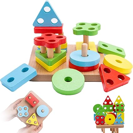 wooden puzzle sets for toddlers