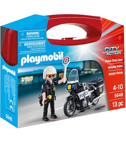 Amazon.com: Playmobil Police Figure Set : PLAYMOBIL®: Toys & Games