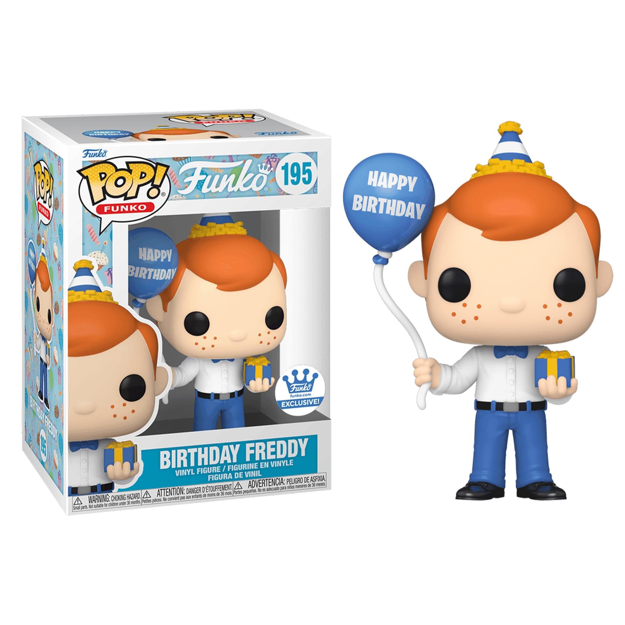 Funko 62838 Pop! - Birthday Freddy (Funko Exclusive) #195