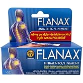 Flanax Pain Relief Cream, Fast Acting Ointment for Muscle Aches, Back Pains, and Strains, Helps Reduce Inflammation and Improve Athletic Performance, 1 oz