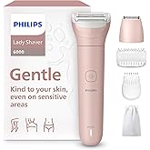 Philips Lady Shaver Series 6000 - Cordless, Wet & Dry Electric Shaver, 3-Blade Shaving System, for Legs, Body & Bikini, 80 Mins. Runtime, Model BRL137/00