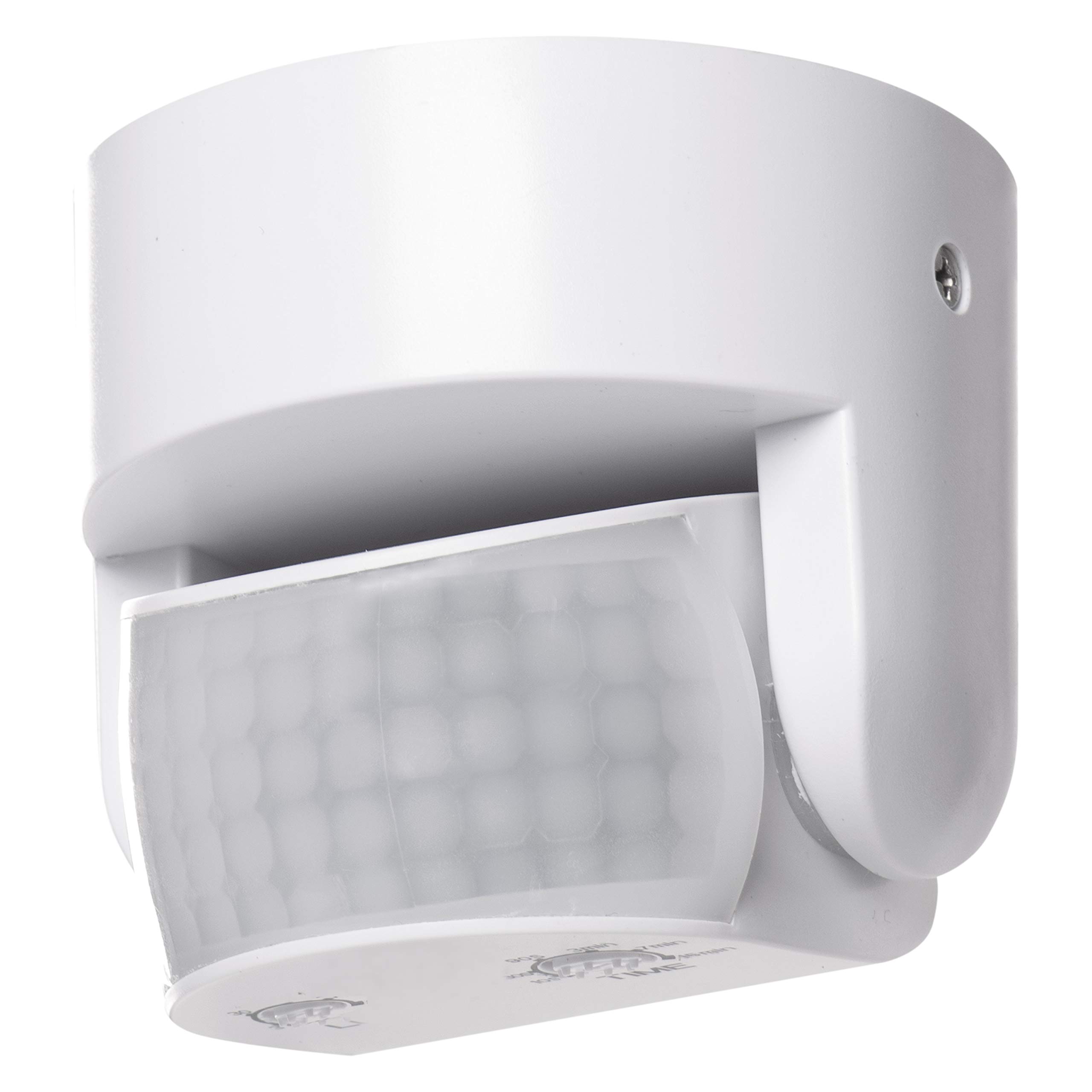 EMOS - Infrared motion detector waterproof - Range 12 m - Sensitivity 3-2000 Lux - Detection angle 180° - Switching duration 10 sec to 15 min - 230 V for surface mounting - for indoor and outdoor use