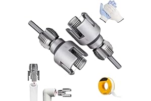 JISLRJ Integrated Internal & External Pipe Threading Tool(1/2'' 3/4'' 1'' Dies), 2025 New Dual-Function Pipe Thread Cutting Tool, Electric Drill Compatible PVC & Plastic Pipe Threader Kit (1/2"+ 3/4")
