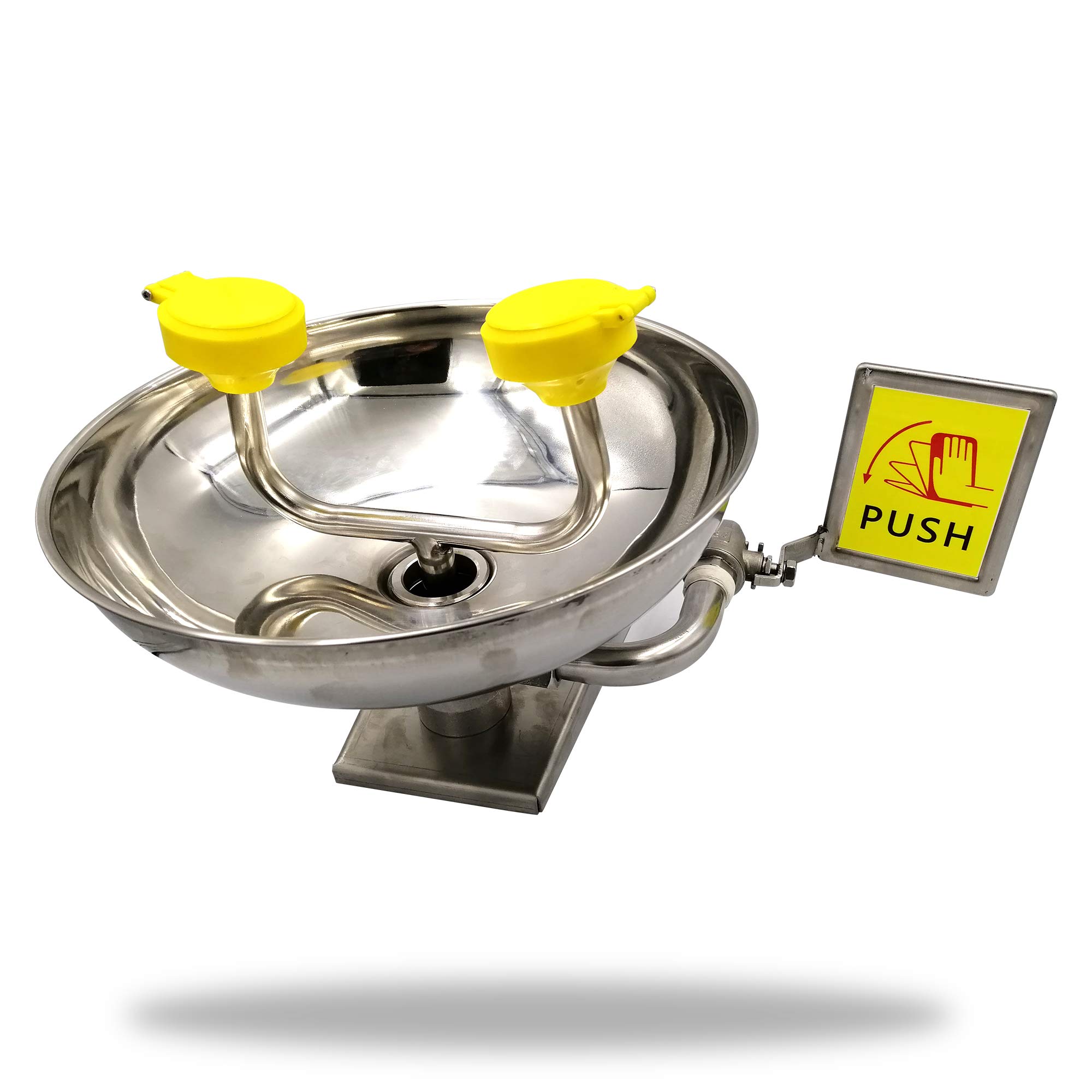 Buy [Premium] Eye Wash Station Wall ed Stainless Steel Eyewash