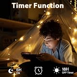 Dalugo 3M 30 LED Warm White Battery Fairy Lights Timer IP65 view 3
