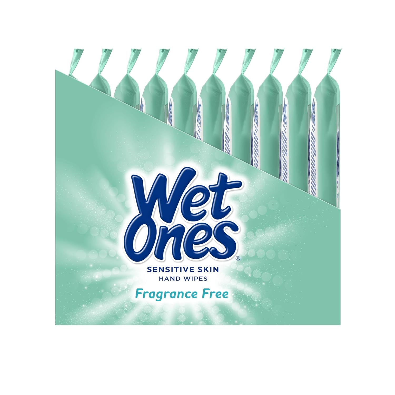 Wet Ones Sensitive Skin Hand Wipes, 20 Count (Pack Of 10) : Beauty