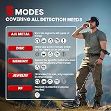 DR.ÖTEK Metal Detector Adults Professional Lightweight Pinpoint Memory Mode view 3