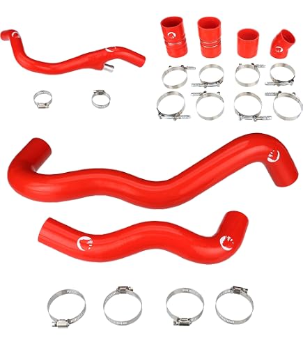 thumbnail image 2 of Mishimoto Blue Silicone Radiator Hose Kit – 2005-2007 Ford F-250 6.0L Turbo Diesel 2 of 5