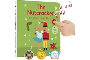 Cali's Books The Nutcracker Book for Children. Musical Book for Toddlers 1-3. The 6 Excerpts from Tchaikovsky's Nutcracker. Ballet Gift for Kids