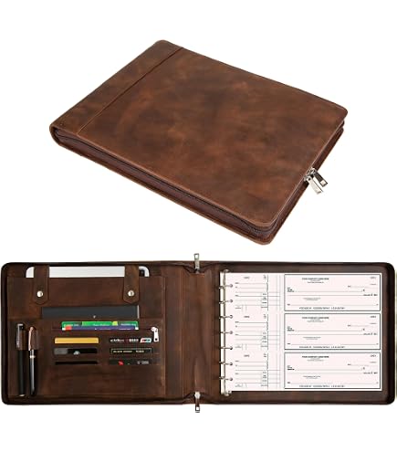 Business Check Binder 7 Ring Fan&Ran 7-Ring Check Binder - Genuine ...