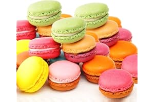 ANDY ANAND CHOCOLATIER 48 Luxurious French Macarons Gift Box - Gluten-Free, All-Natural Ingredients, Freshly Made Daily, Asso