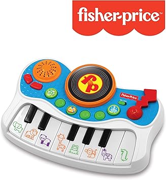 Amazon.com: Fisher-Price – Piano electrónico para estudios musicales, instrumento musical, juguete educativo, juguete de música interactivo, niños de 3 años: Toys \u0026 Games