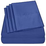 Twin Size Bed Sheets - 4 Piece 1500 Supreme