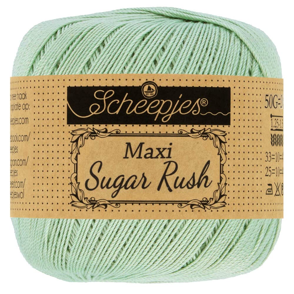 Scheepjes - Scheepjes Maxi Sugar Rush 402 Silver Green Yarn - 1x50g — image 1