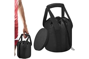 Shot Put Carrying Bag - 6 to 16 Lbs Shot Put Bag with Foam Pad | Waterproof Organizer for Practice Training Workout Women Men