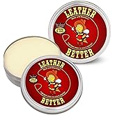 Leather Better Natural Leather Furniture Conditioner - for Boots, Shoes, Purses, Car Seats, Jackets, and Couches/Restore Moisture and Prevent Cracking / 10.04 oz