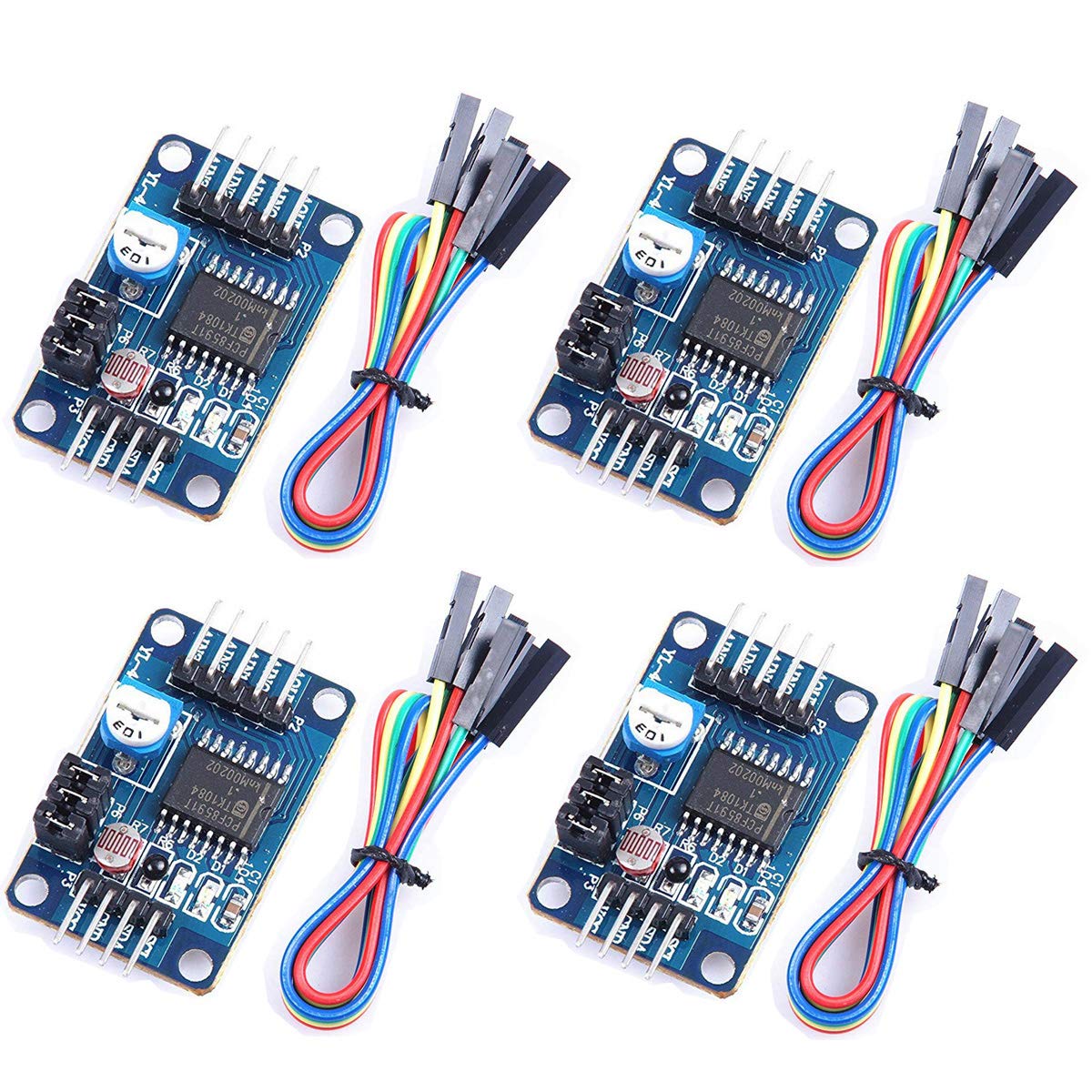 Youmile 4PACK PCF8591 AD/DA Converter Module Analog to Digital Conversion Module Digital to Analog conversion For Arduino Raspberry Pi