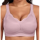 SHIJIALI Womens Wireless Bra Supportive Seamless Bras Full Coverage Push Up Comfortable No Underwire Tshirt Bras