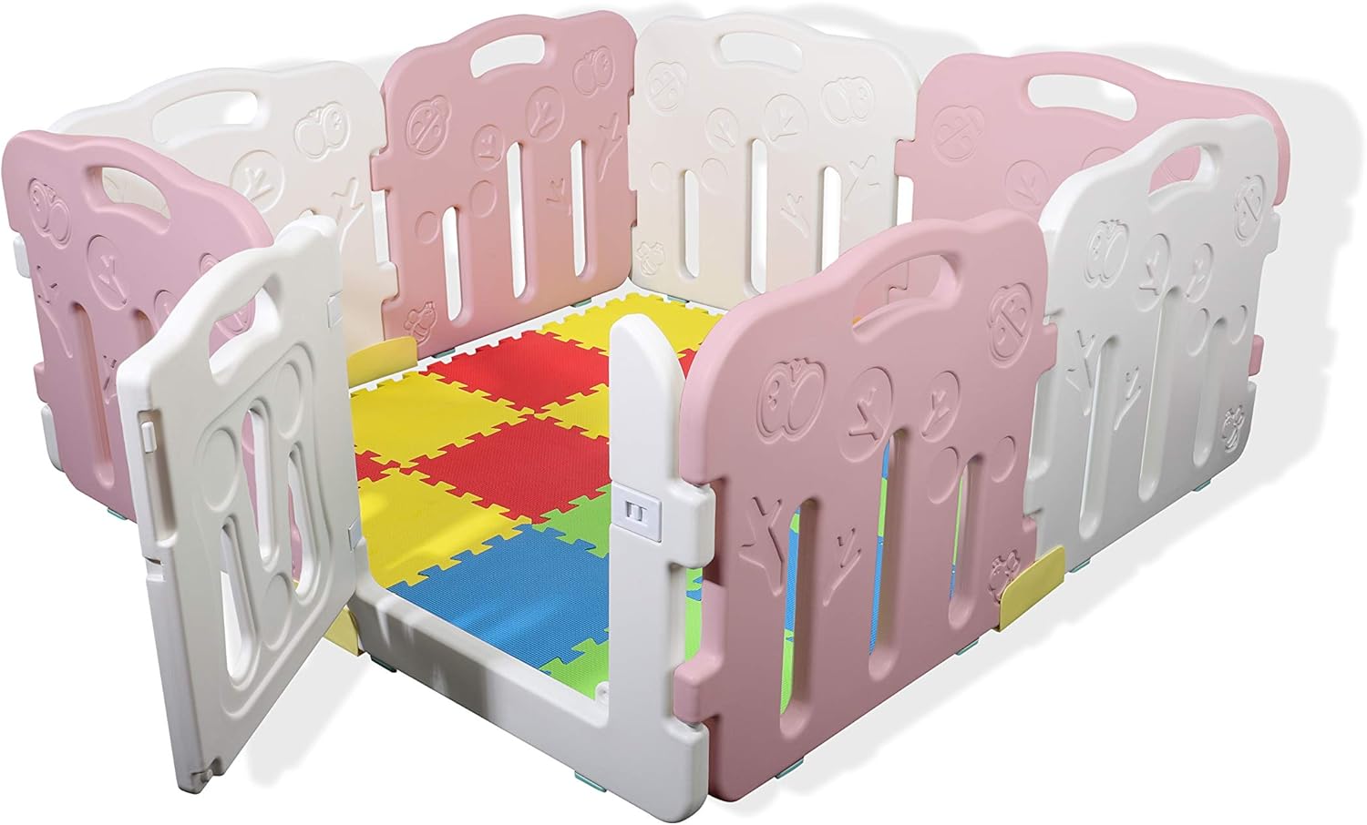 play yard and play mat