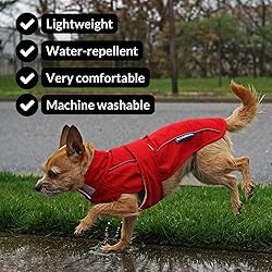 DJANGO Dog Jacket & Raincoat – Lightweight