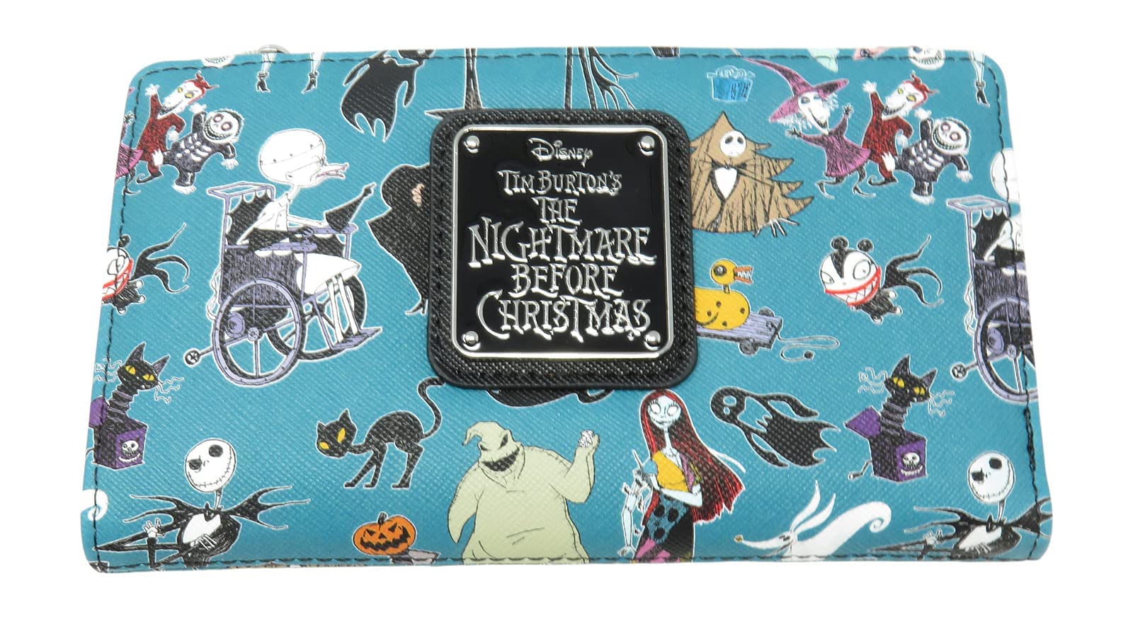 Loungefly Disney The Nightmare Before Christmas Allover Print Bi-fold Wallet