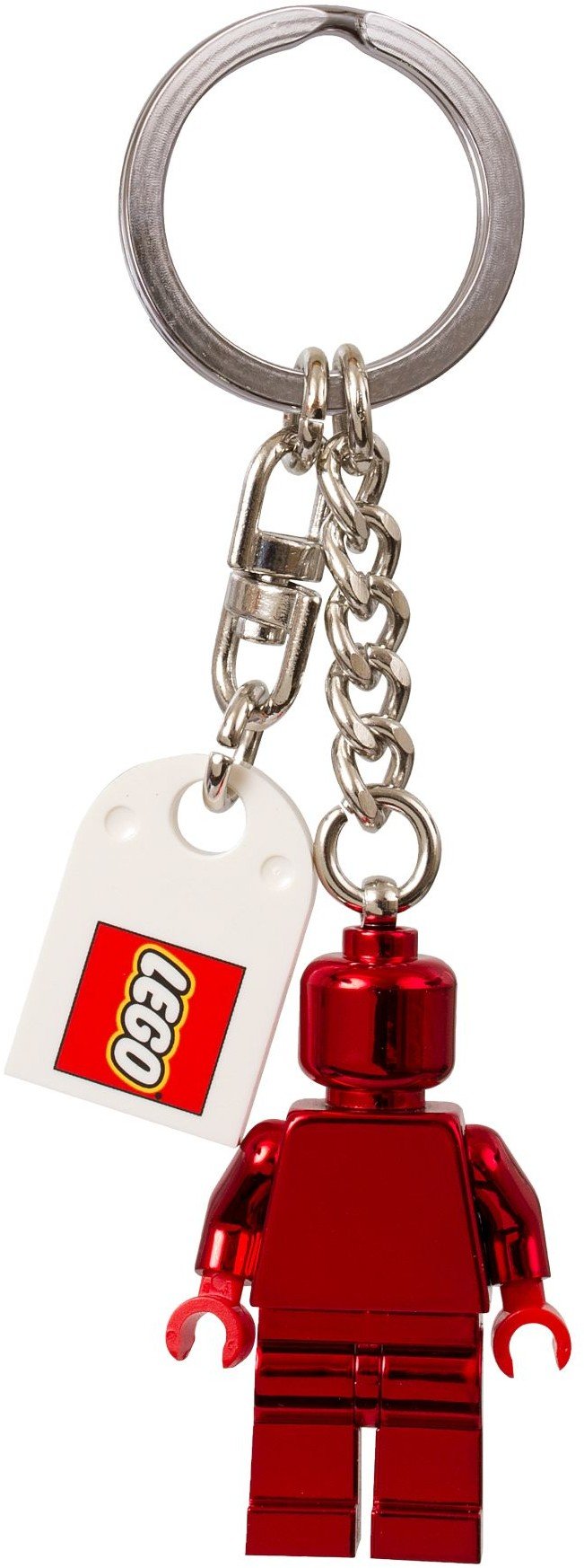 LEGO Genuine RED CHROME VIP KEYCHAIN - 2017 version - 6195777