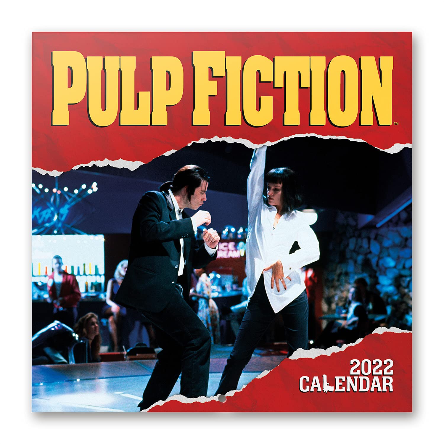 Grupo Erik Official Pulp Fiction 2022 Wall Calendar, 2022 Calendar, 12" x 12" Square Wall Calendar 2022, Family Calendar 2022, Tarantino Calendar 2022, Pulp Fiction Calendar (CP22056) โ image 1