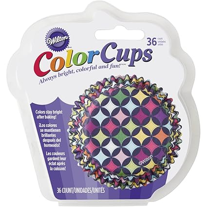 Wilton 415-8769 36 Count Diamond Pattern Cupcake Liners