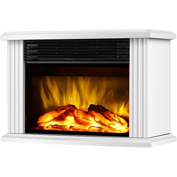 DONYER POWER Electric Fireplace Heaters Indoor Use Little Buddy Heater Fake  Fireplace 750W/1500W, White Metal Frame Bedroom Heater Space Heater :  Amazon.ca: Tools u0026 Home Improvement