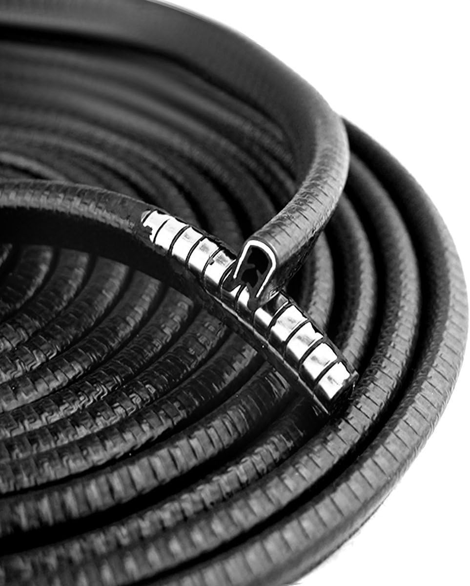 MATCC 32Ft(10M) Car Door Edge Guards U Shape Edge Trim Rubber Seal Protector Car Protection Door Edge Fit for Most Car: Automotive