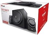 Trust Yuri 2.1 Speaker Set 120W Subwoofer UK Plug Wired Volume Control view 7