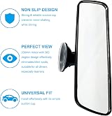 Kitbest Rear View Mirror for Driving Test Instructor Passenger 200x62mm view 3