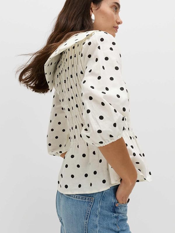 Camicia Regular Fit Avorio Mix 38
