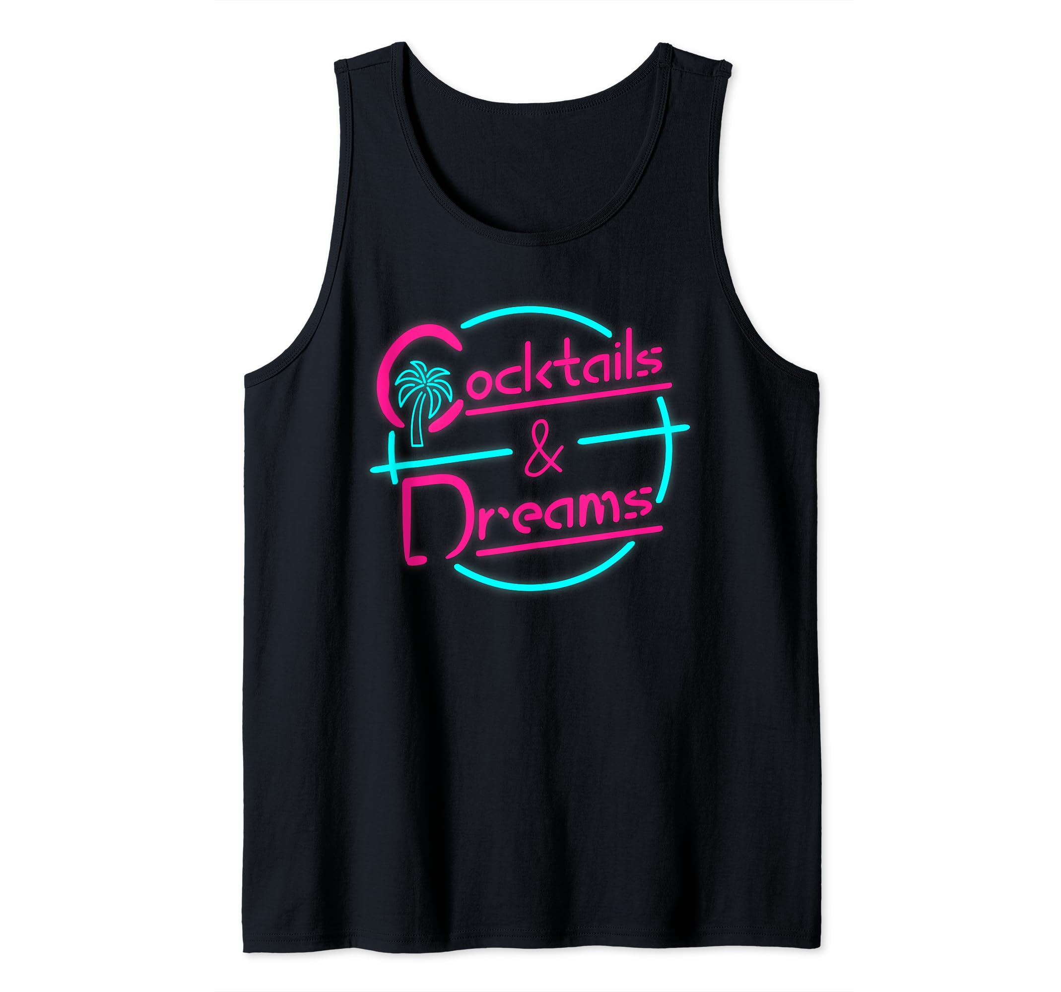 Photo 1 of Cocktails And Dreams 80's Summer Retro Style Tank Top