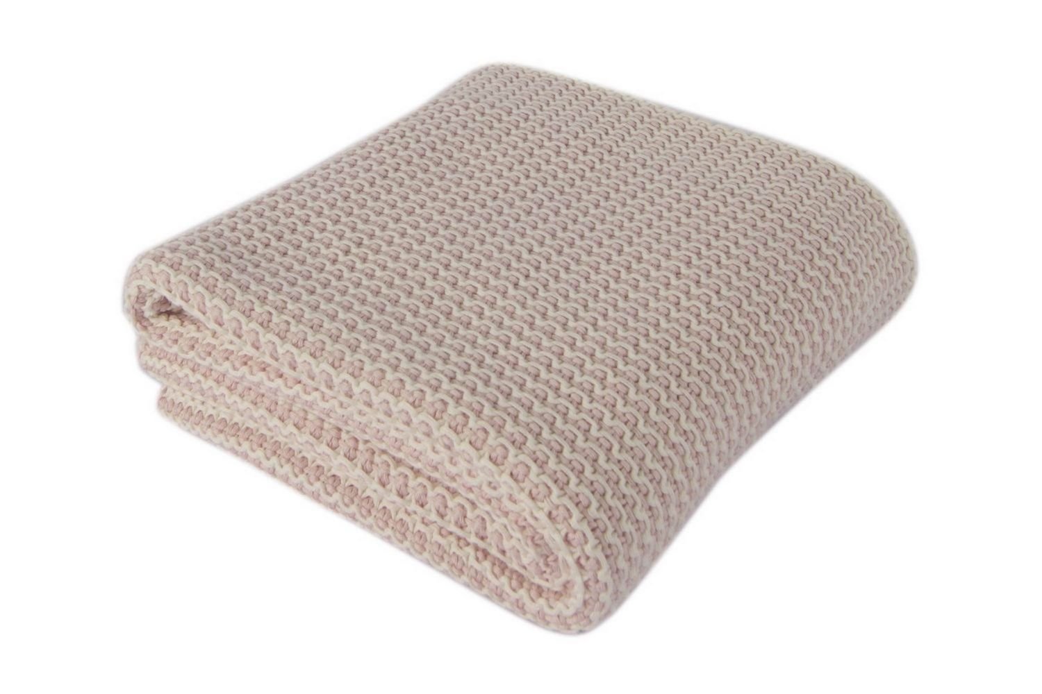 Homemania Soft Blanket, Cotton, Pink, Single, 90 x 90 cm