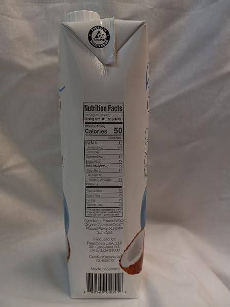 REAL COCO ORIGIANL ORGANIC COCONUT MILK (33.8 FL OZ)