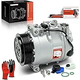 A-Premium Air Conditioner AC Compressor with Clutch | Compatible with Mercedes-Benz C-Class C230 C320, CLK-Class CLK320 CLK350, E-Class E300 E350, G-Class G500 G550, S-Class More