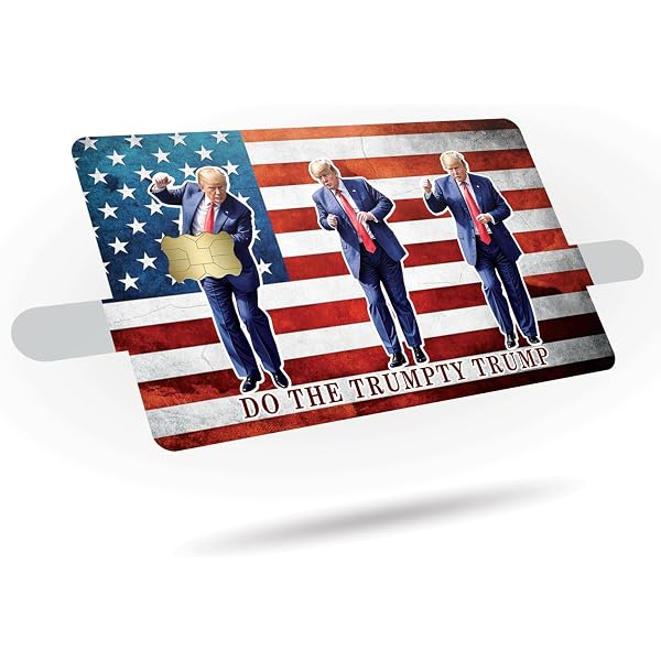 Amazon.com: KCD Donald Trump Credit Card Skin Sticker – 3 Pack