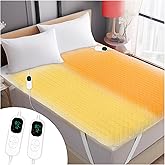 Heated Mattress Pad, Electric Mattress Pad Full Size 75'' x 54'', Bed Warmer with Dual Controller, 10 Heat Settings, 12 Hour