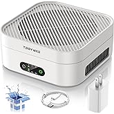 TDBYWAE Air Purifiers for Home Bedroom Up to 600 ft², True HEPA Air Purifier for Pets Dust Dander Pollen Odor Smoke, Portable Car Air Purifier for Travel