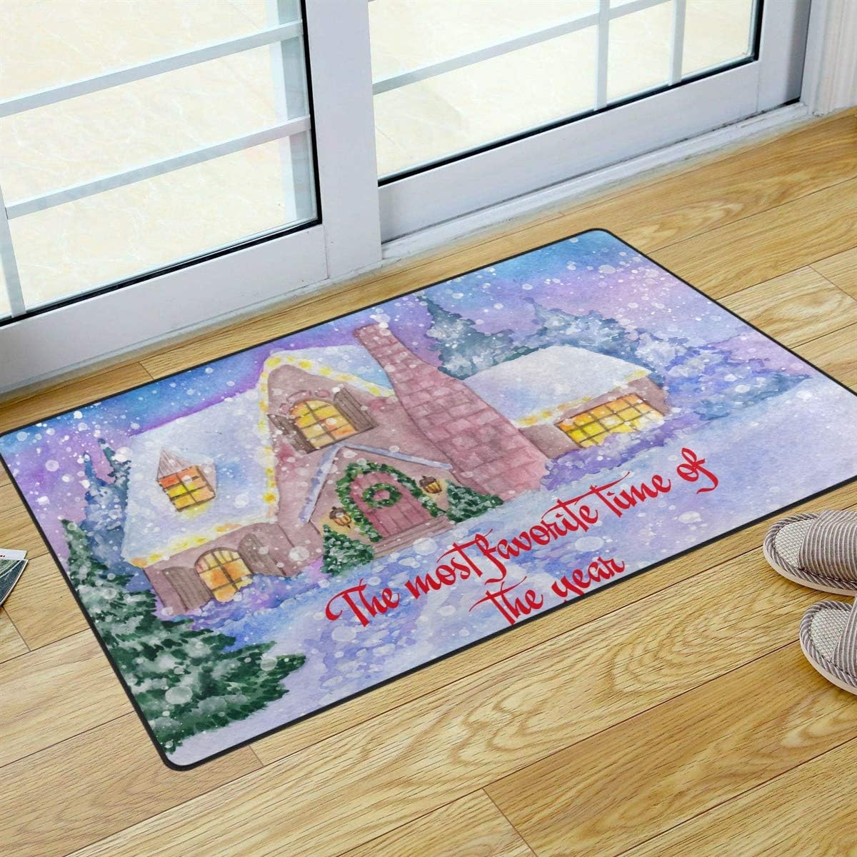 Mr.Brilliant Doormat Christmas Tree Snowflake