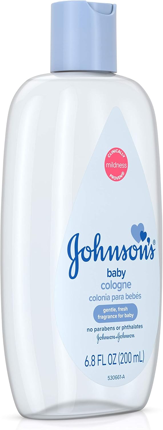 Johnson's Baby Cologne in Light Baby Fragrance, Mild Formula for Babies Delicate Skin, 6.8 fl. oz: Health & Personal Care