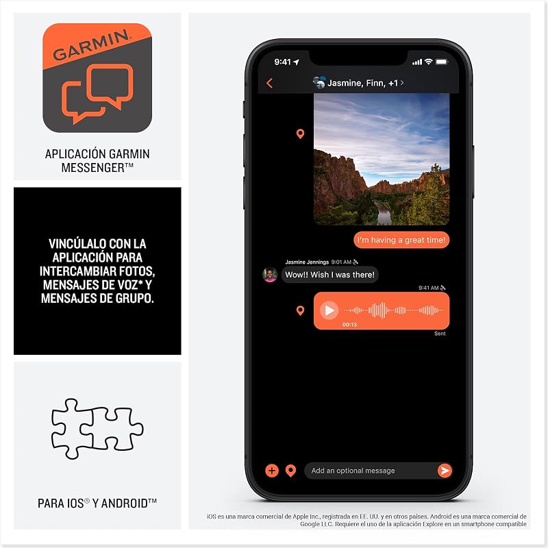 inReach Messenger Plus, comunicação por satélite com SOS