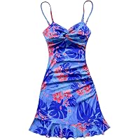 Floerns Women's Floral Print Sleeveless Milkmaid Dress - Boho Cami Long Dress With Flared Hem