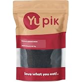Yupik Raw Black Sesame Seeds, 2.2 lb (35.2 oz), Gluten-Free, Kosher, Vegan, Natural Black Seeds, Unroasted, Unsalted, Plant-Based Protein, Source of Fiber, Iron &amp; Calcium, Ideal for Cooking &amp; Baking