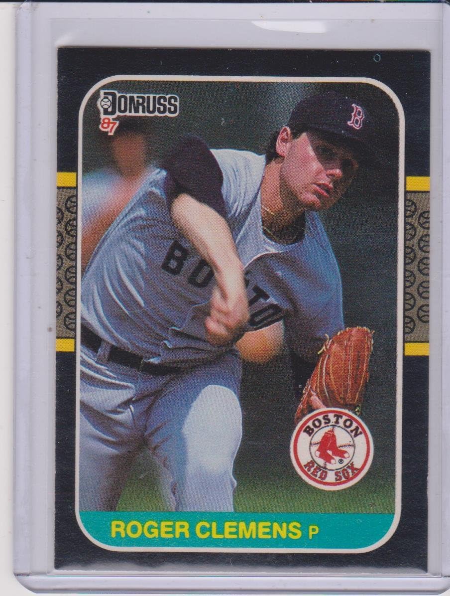 1987 Donruss Roger Clemens Red Sox Baseball Card 276 At Amazon s 