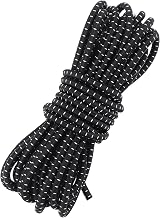 Fantasyon 3mm Black White Elastic Cord 5M Bungee Rope DIY Camping Tent Cord